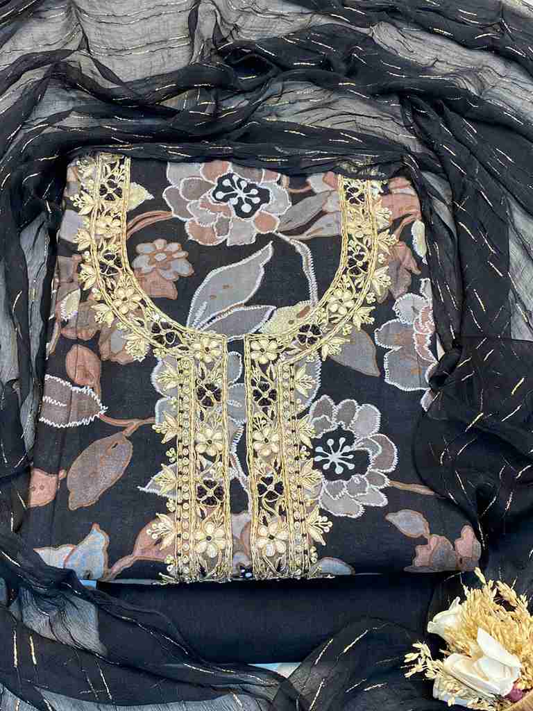 Delhi Boutiques_Romal Silk_Black 1_1_11zon