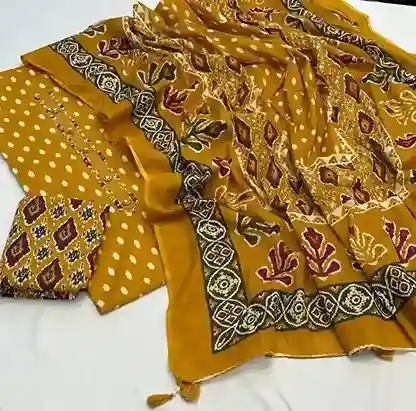 Noorika – Mustard Cotton Calm (Salwar Kameez Set)