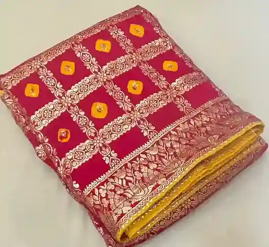 Silk Bandhej Magenta 1_59_11zon_59_11zon